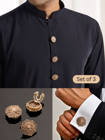 The Lotus Majesty Button Cover