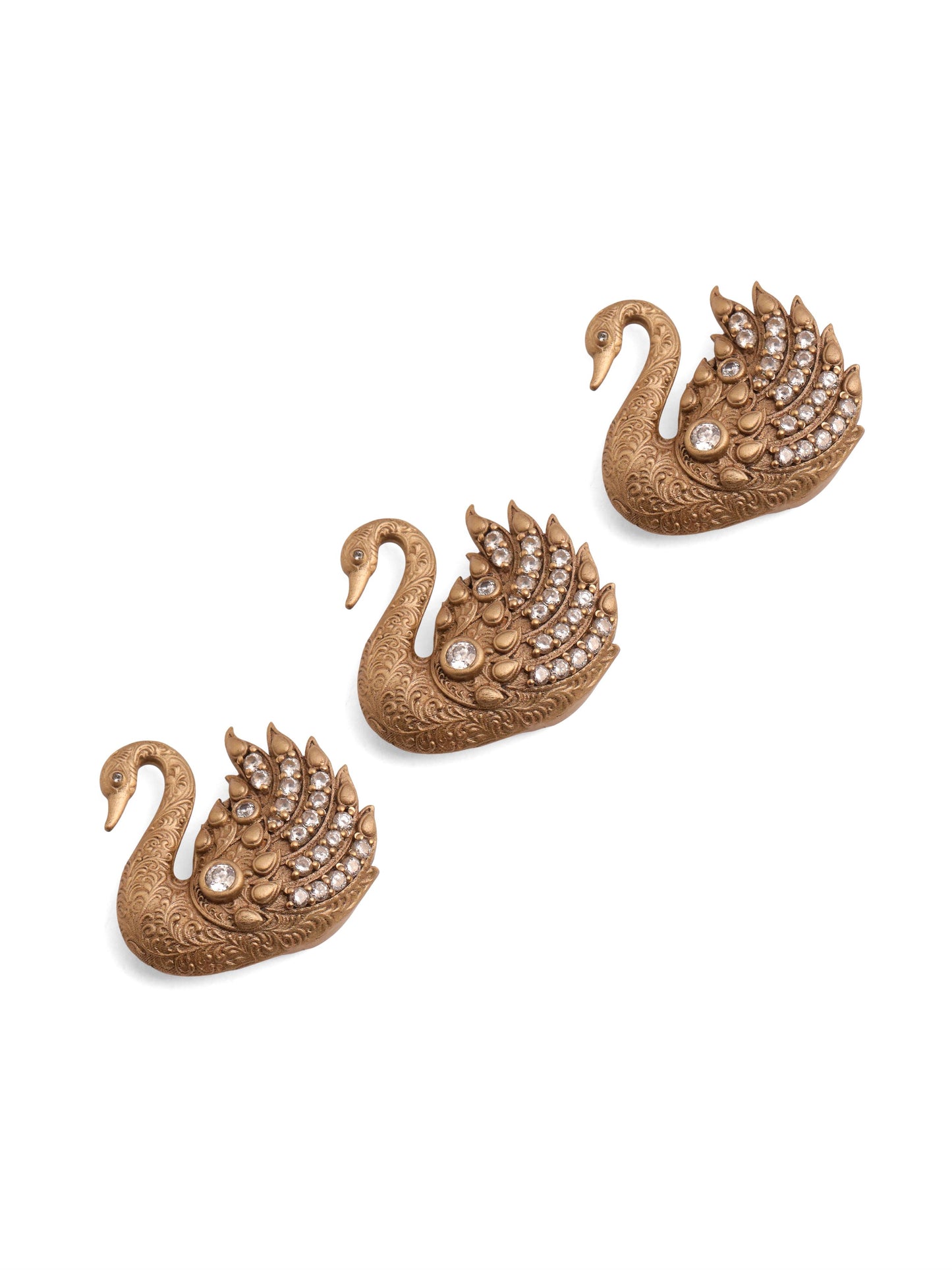 Regal Swan Crest Button Cover