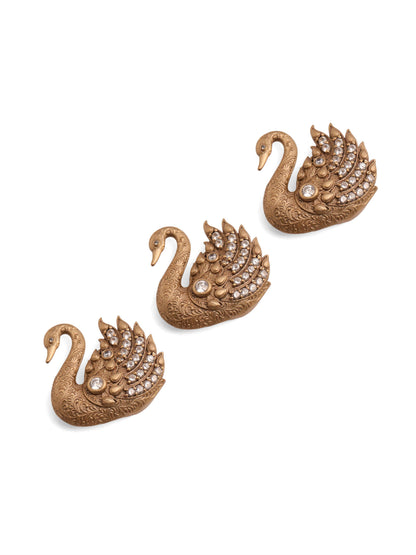 Regal Swan Crest Button Cover