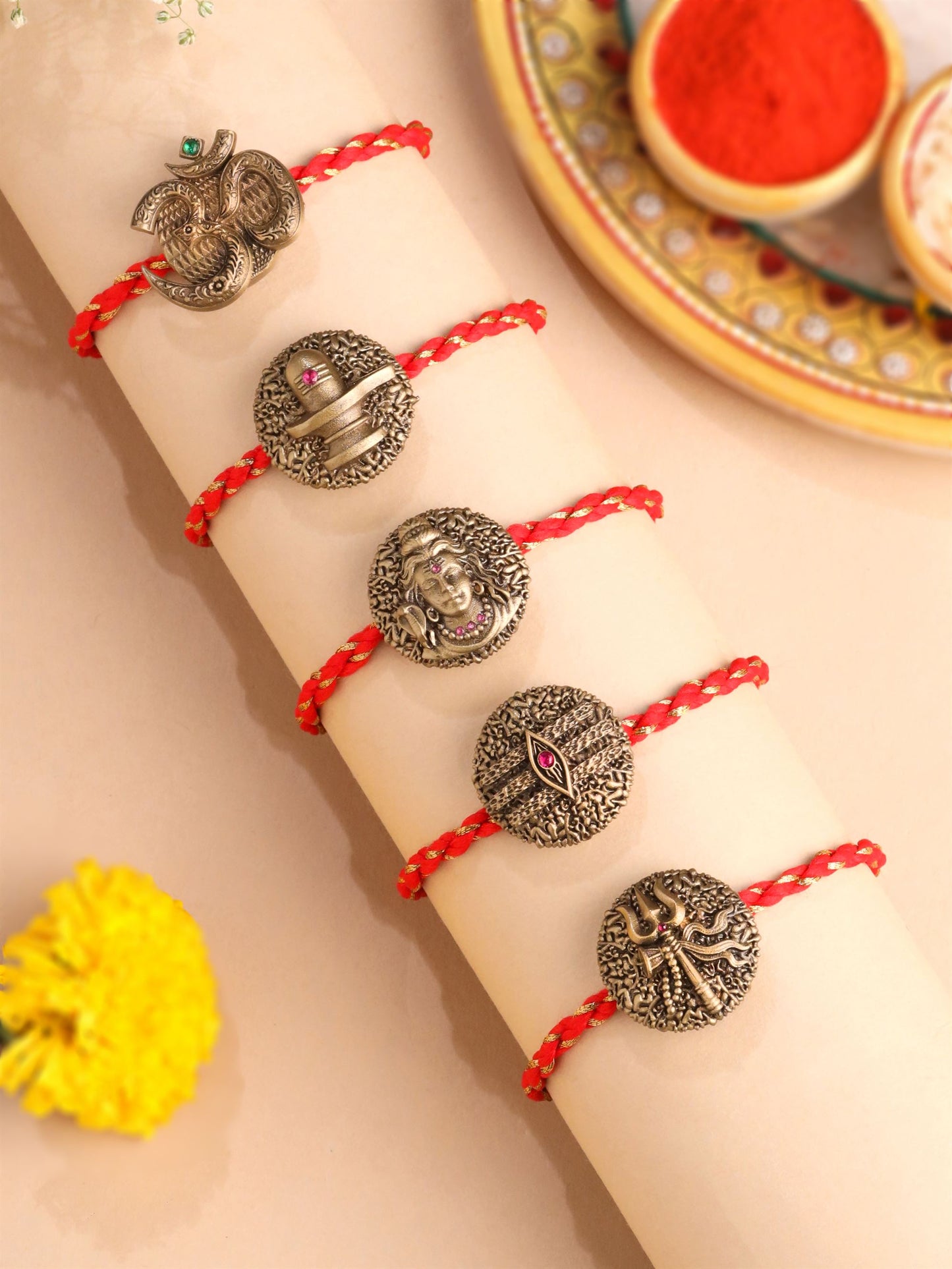 Shiv Aura Multipurpose Rakhi Button Cover