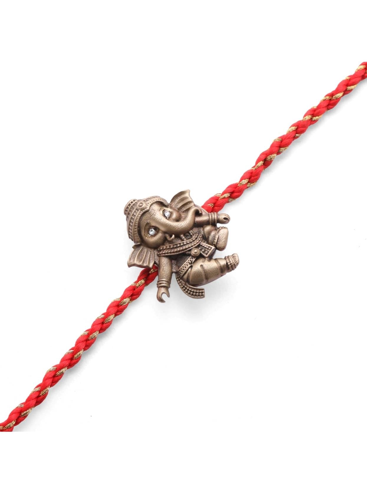 Ganpati Divine Convertible Rakhi Button Cover