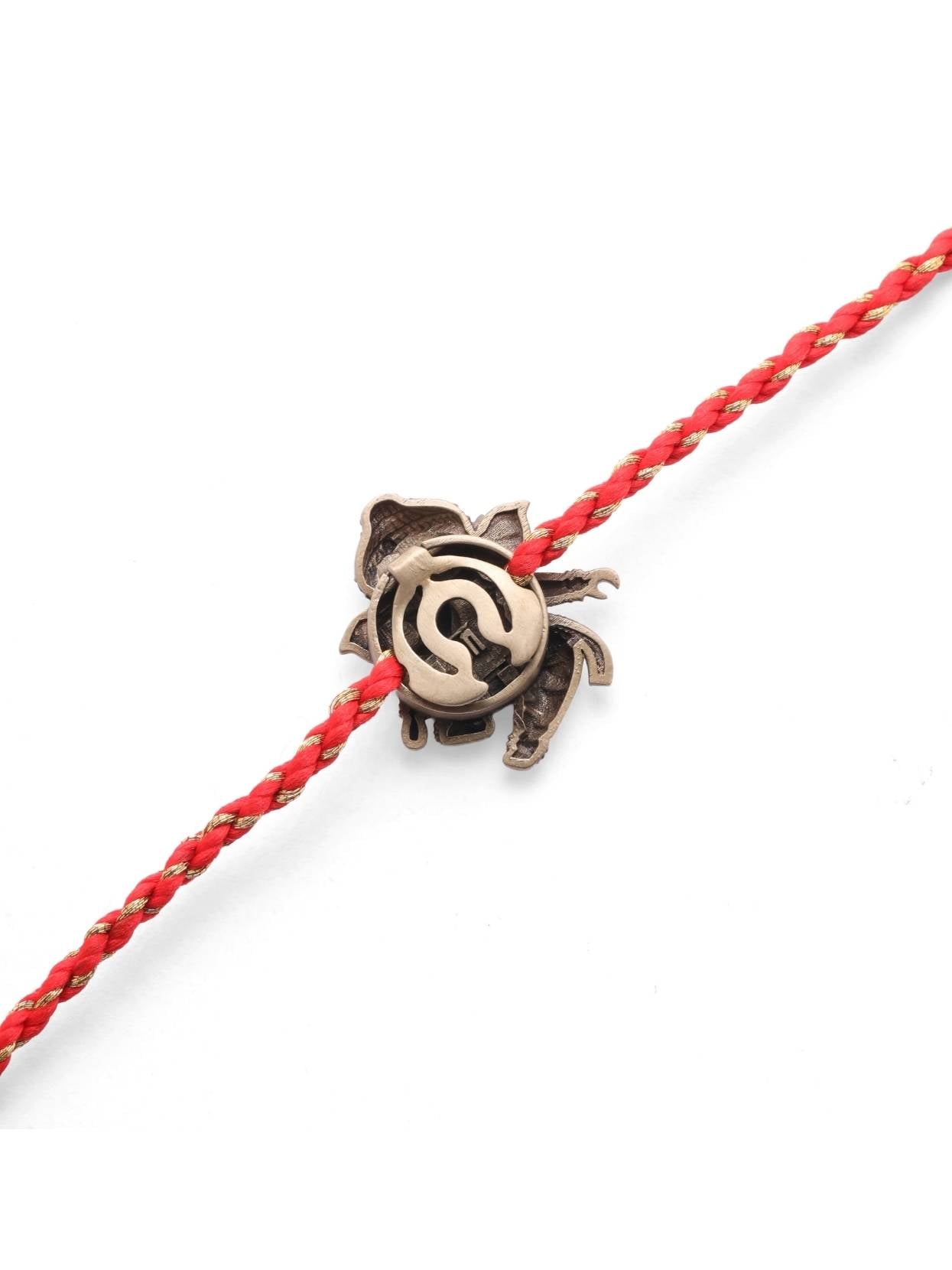Ganpati Divine Convertible Rakhi Button Cover