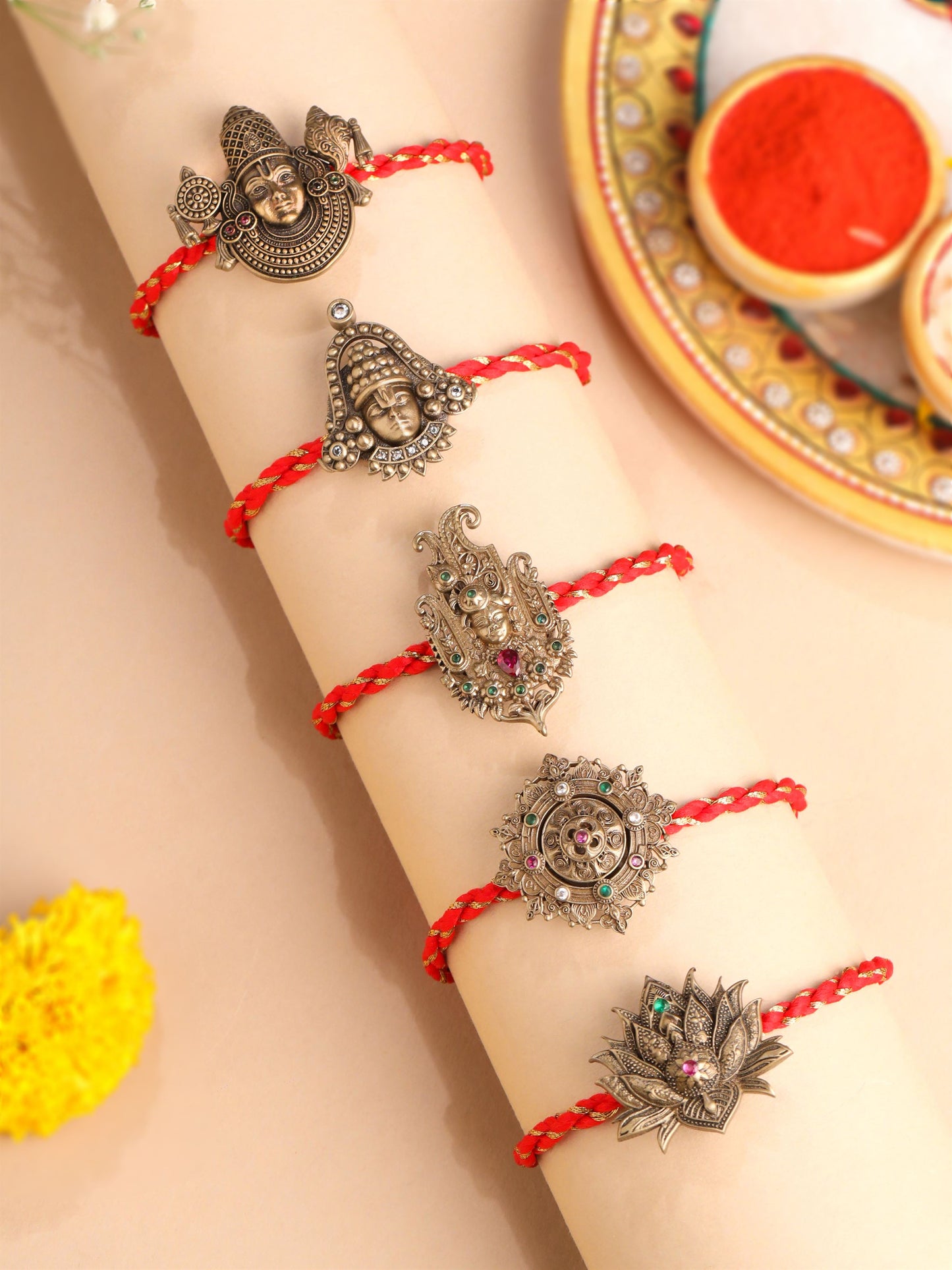 Shree Hari Divine Multipurpose Rakhi Button Cover