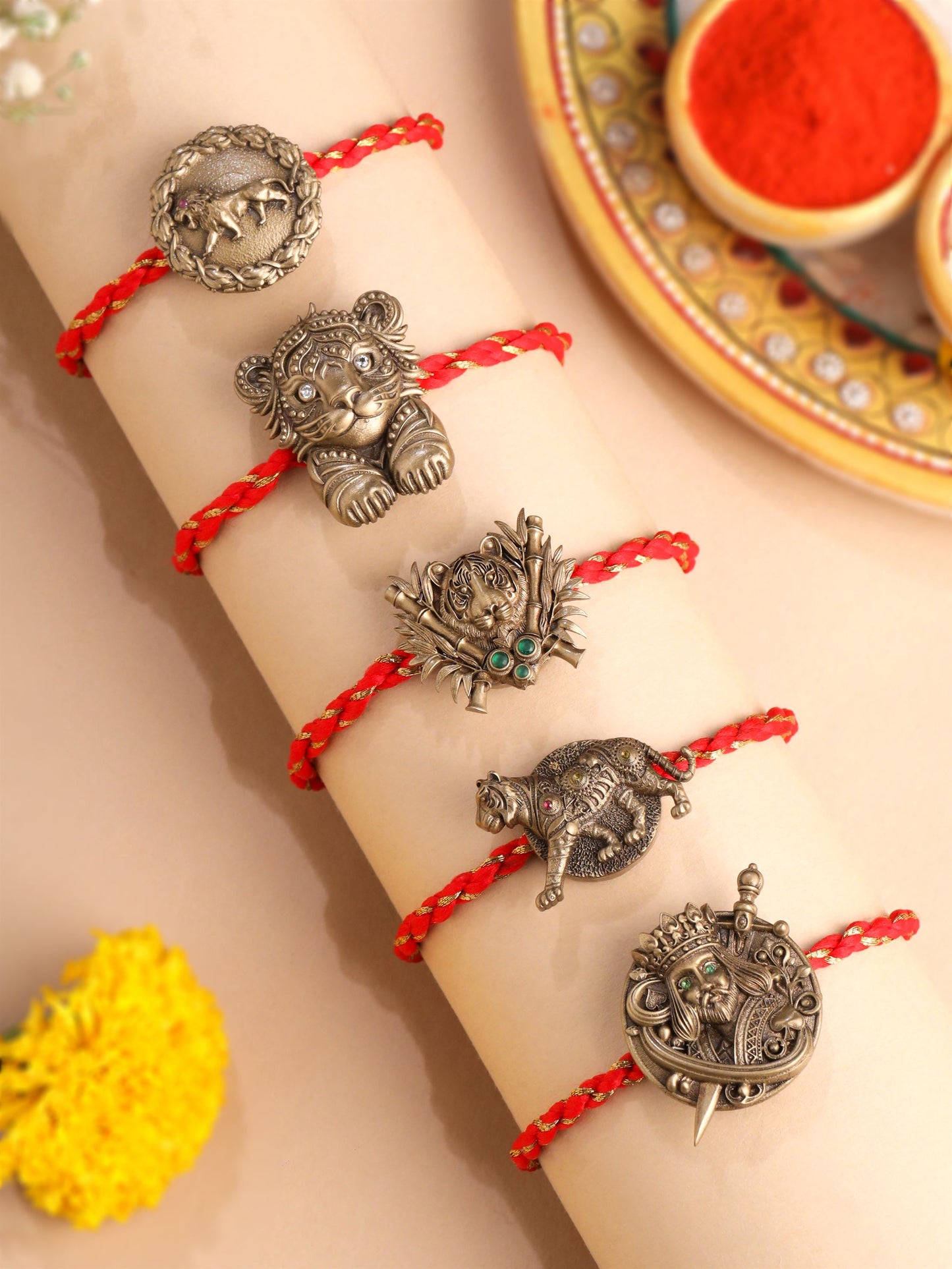 Jungle Kings Multipurpose Rakhi Button Cover