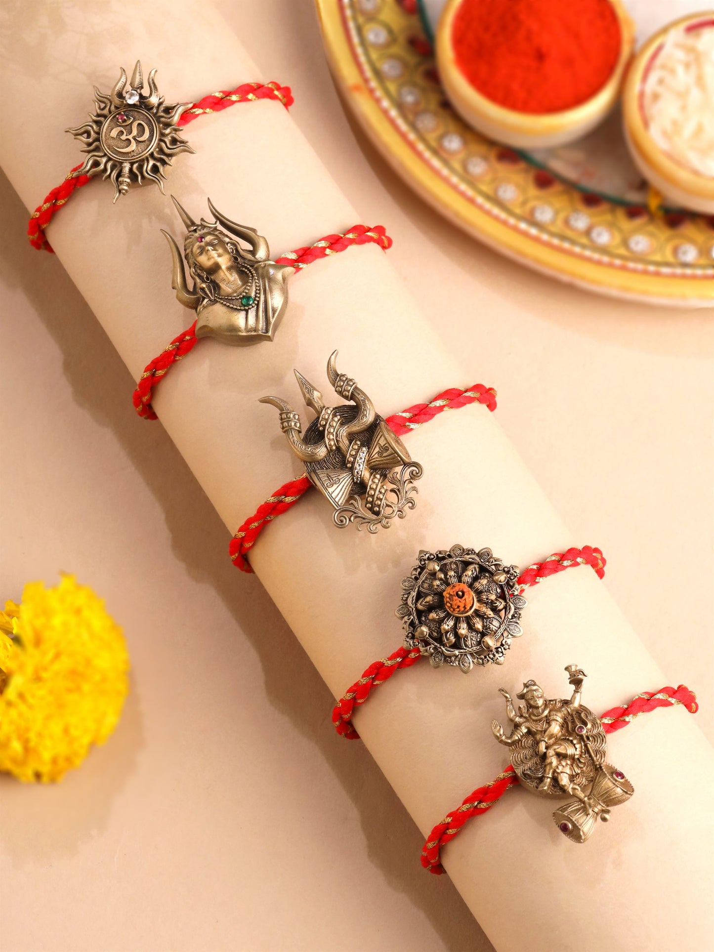 Cosmic Shiva Multipurpose Rakhi Button Cover