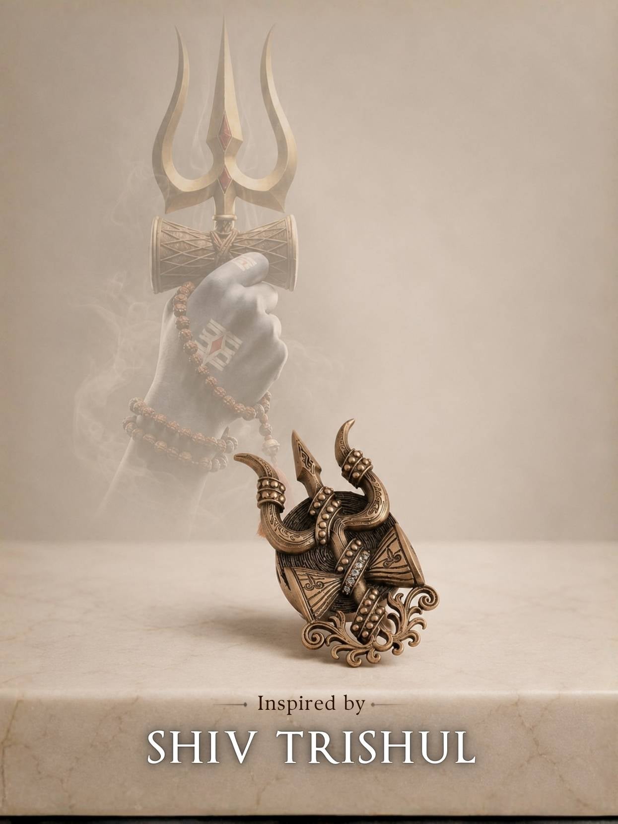 Cosmic Shiva Convertible Rakhi Button Cover