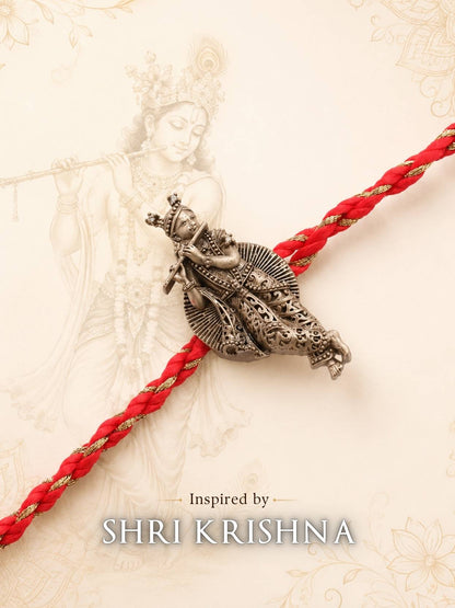 Vrindavan Melody Convertible Rakhi Button Cover