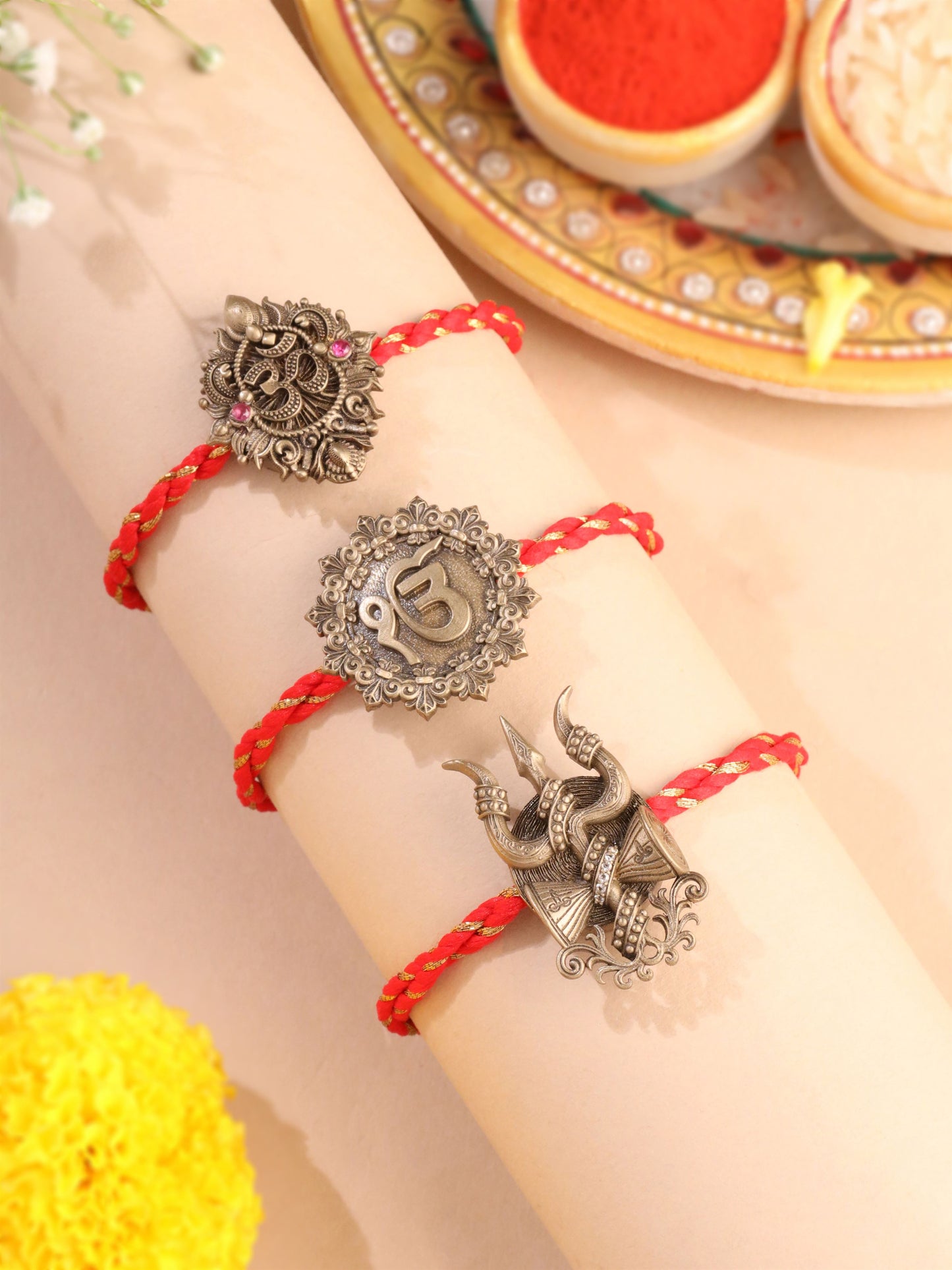 Eternal Symbols Multipurpose Rakhi Button Cover