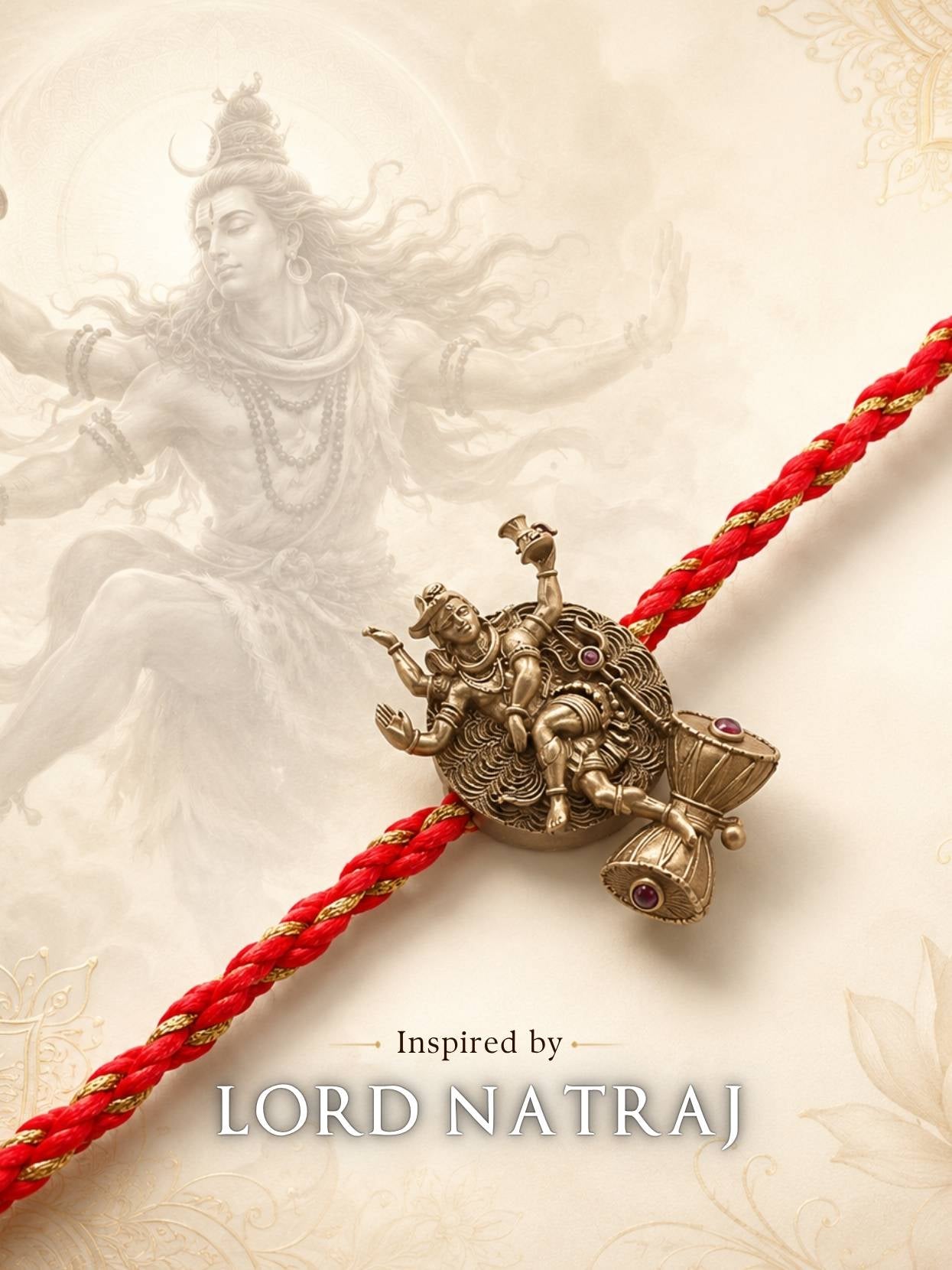 Rudra Shakti Convertible Rakhi Button Cover
