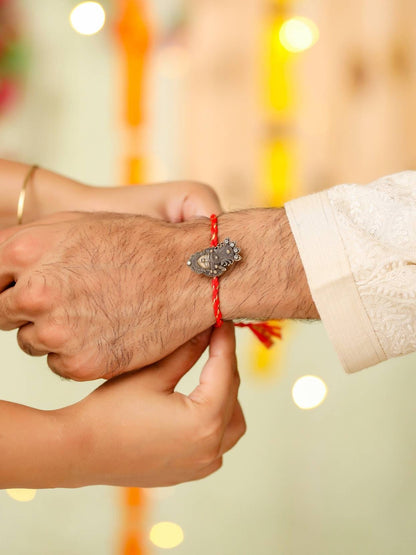Divine Krishna Convertible Rakhi Button Cover