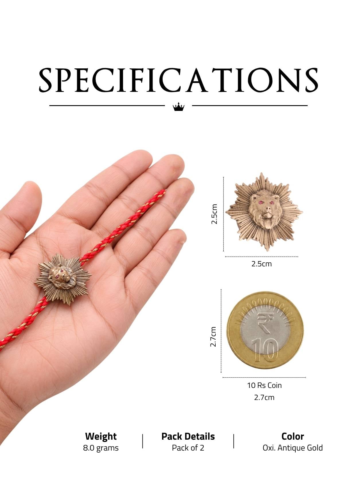 Kings of the Wild Convertible Rakhi Button Cover