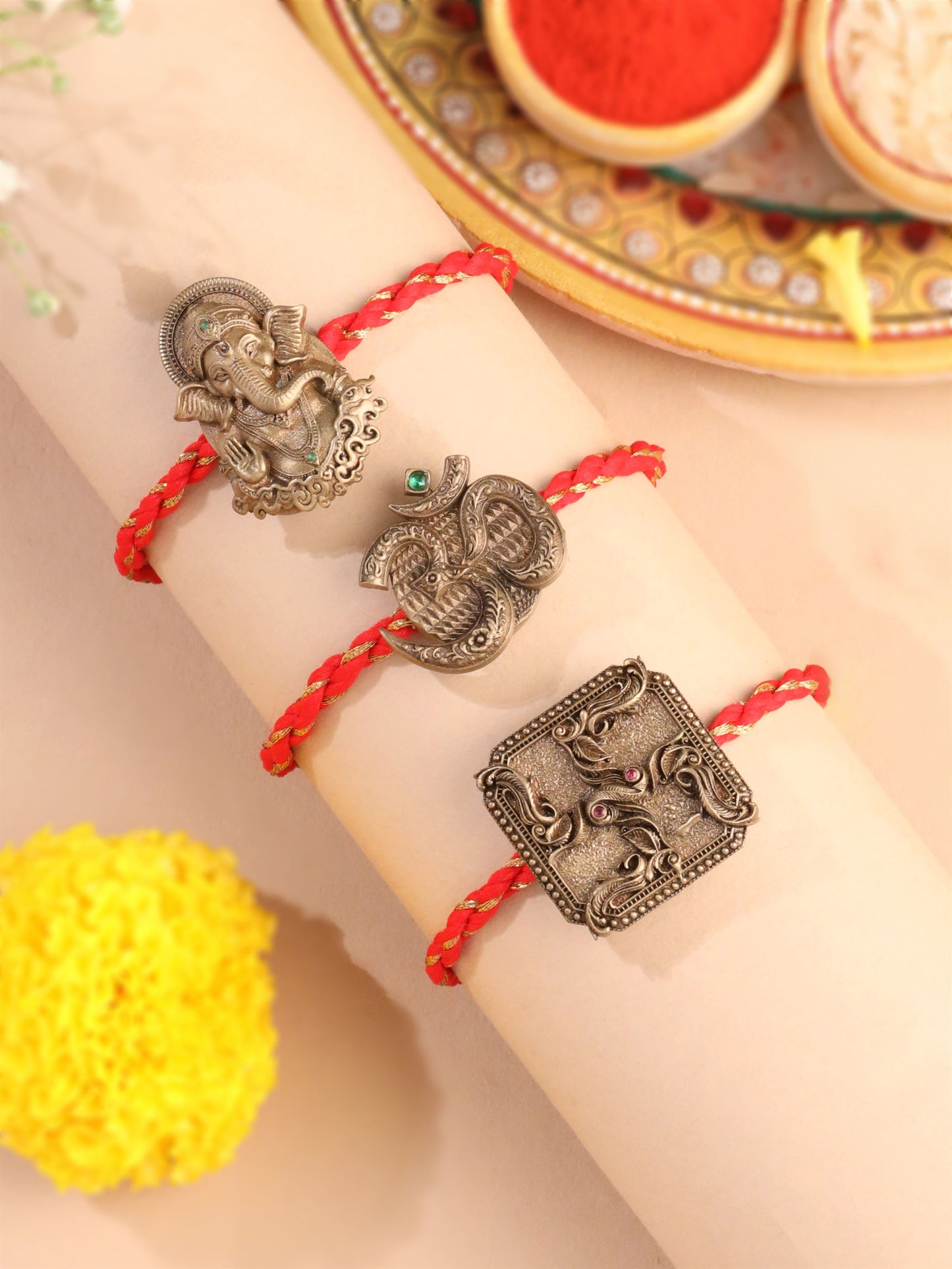 Mangalam Divine Multipurpose Rakhi Button Cover