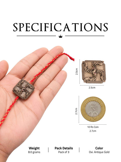 Mangalam Divine Convertible Rakhi Button Cover