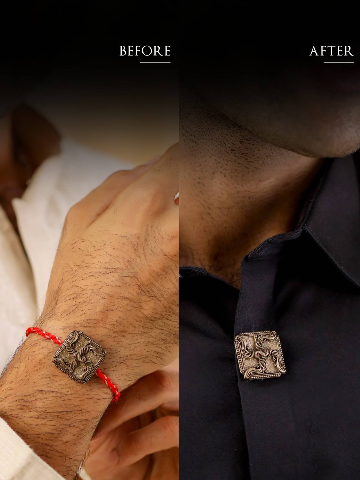 Mangalam Divine Convertible Rakhi Button Cover