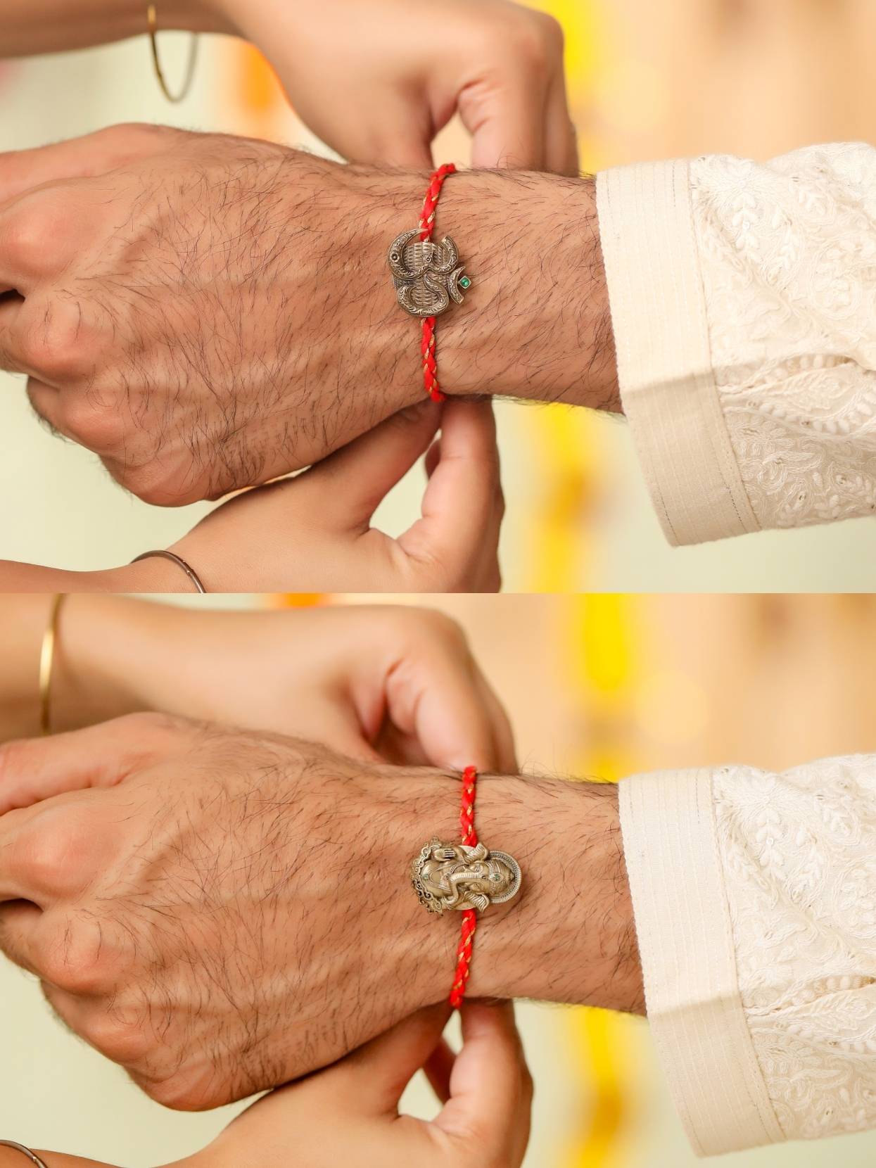 Mangalam Divine Convertible Rakhi Button Cover