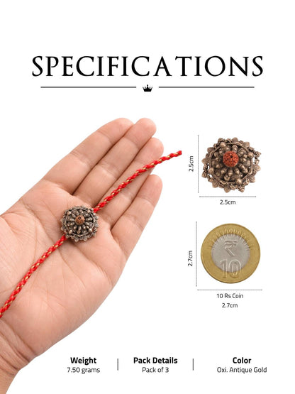 Mahakaal Blessings Convertible Rakhi Button Cover