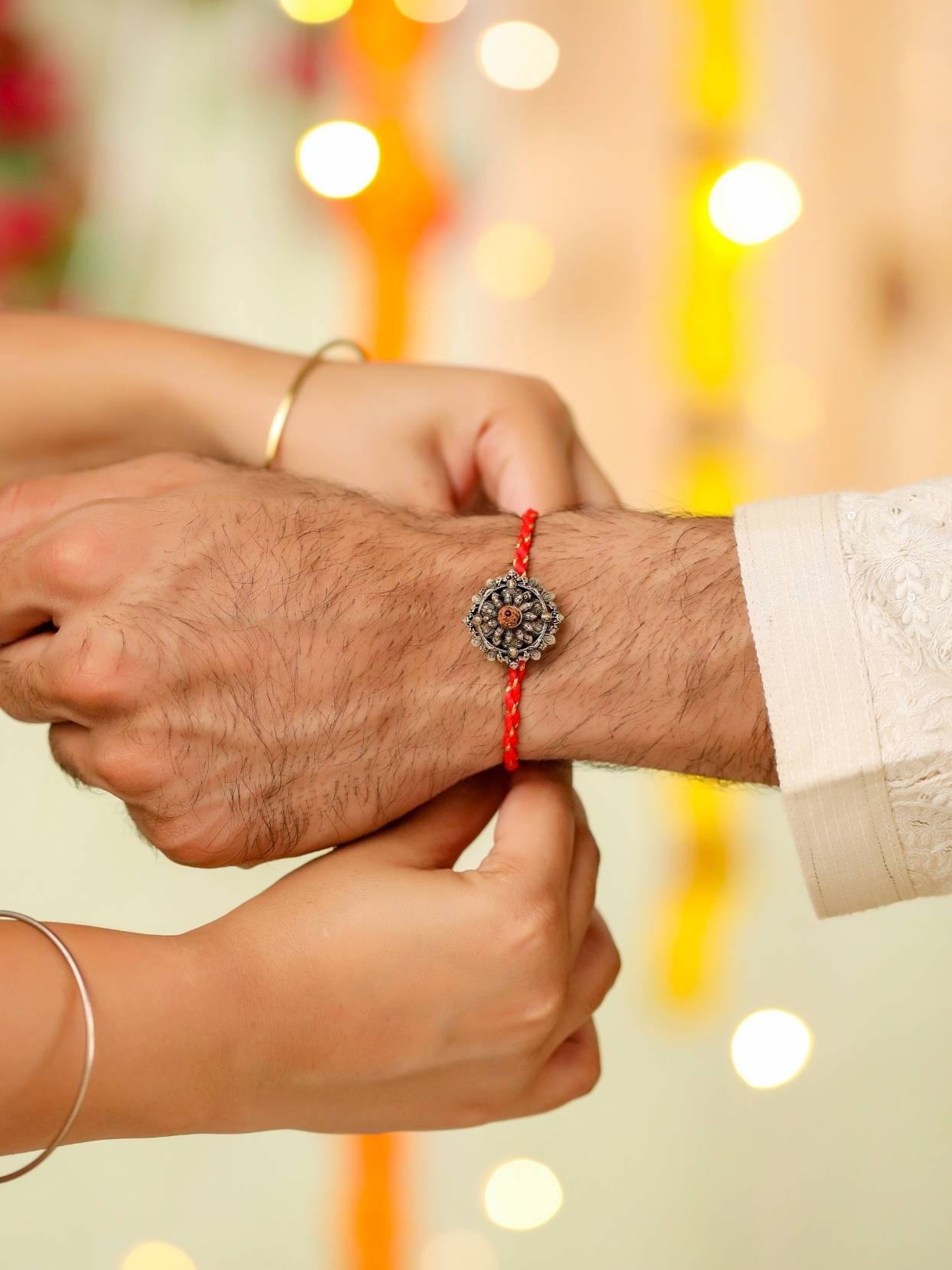Mahakaal Blessings Convertible Rakhi Button Cover