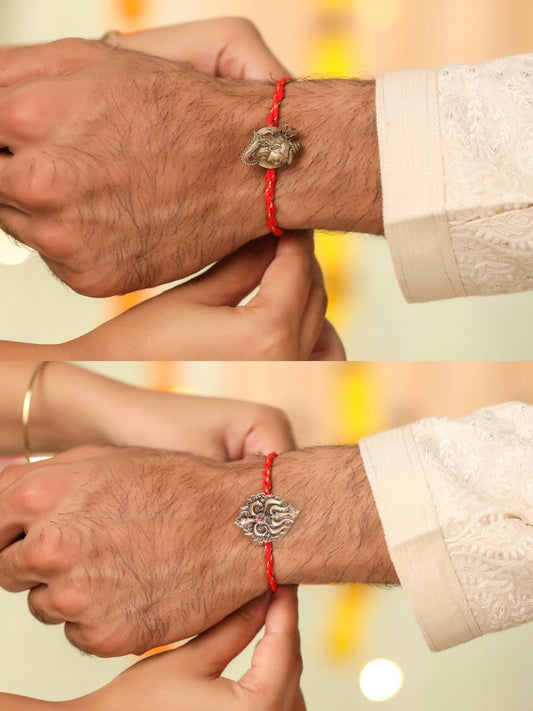 Mahakaal Blessings Convertible Rakhi Button Cover