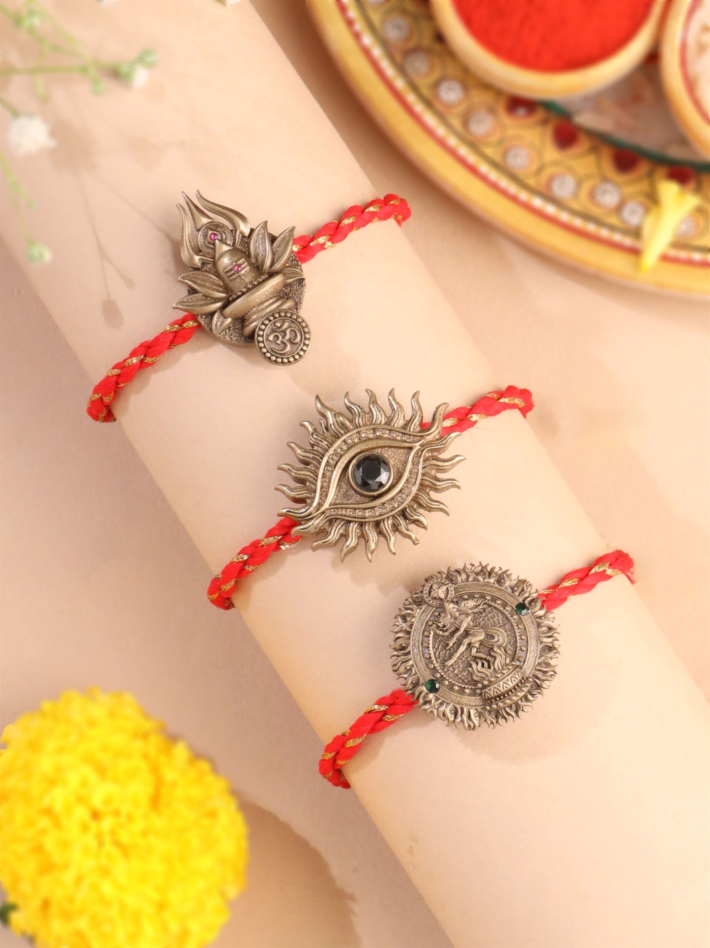 Adiyogi Awakening Multipurpose Rakhi Button Cover