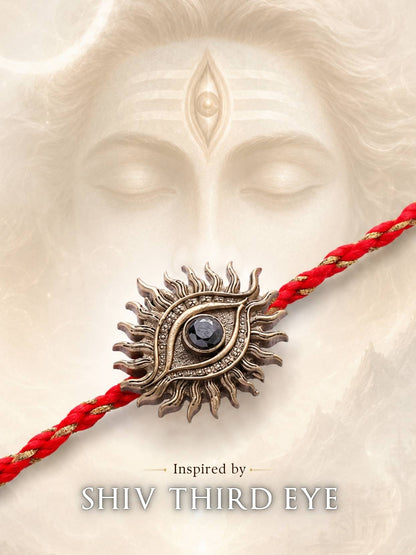 Adiyogi Awakening Convertible Rakhi Button Cover