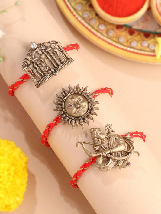 Ram Darbar Blessings Convertible Rakhi Button Cover