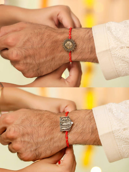 Ram Darbar Blessings Convertible Rakhi Button Cover