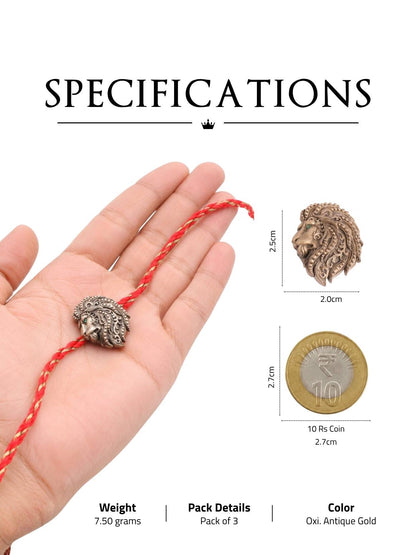 Royal Predators Convertible Rakhi Button Cover