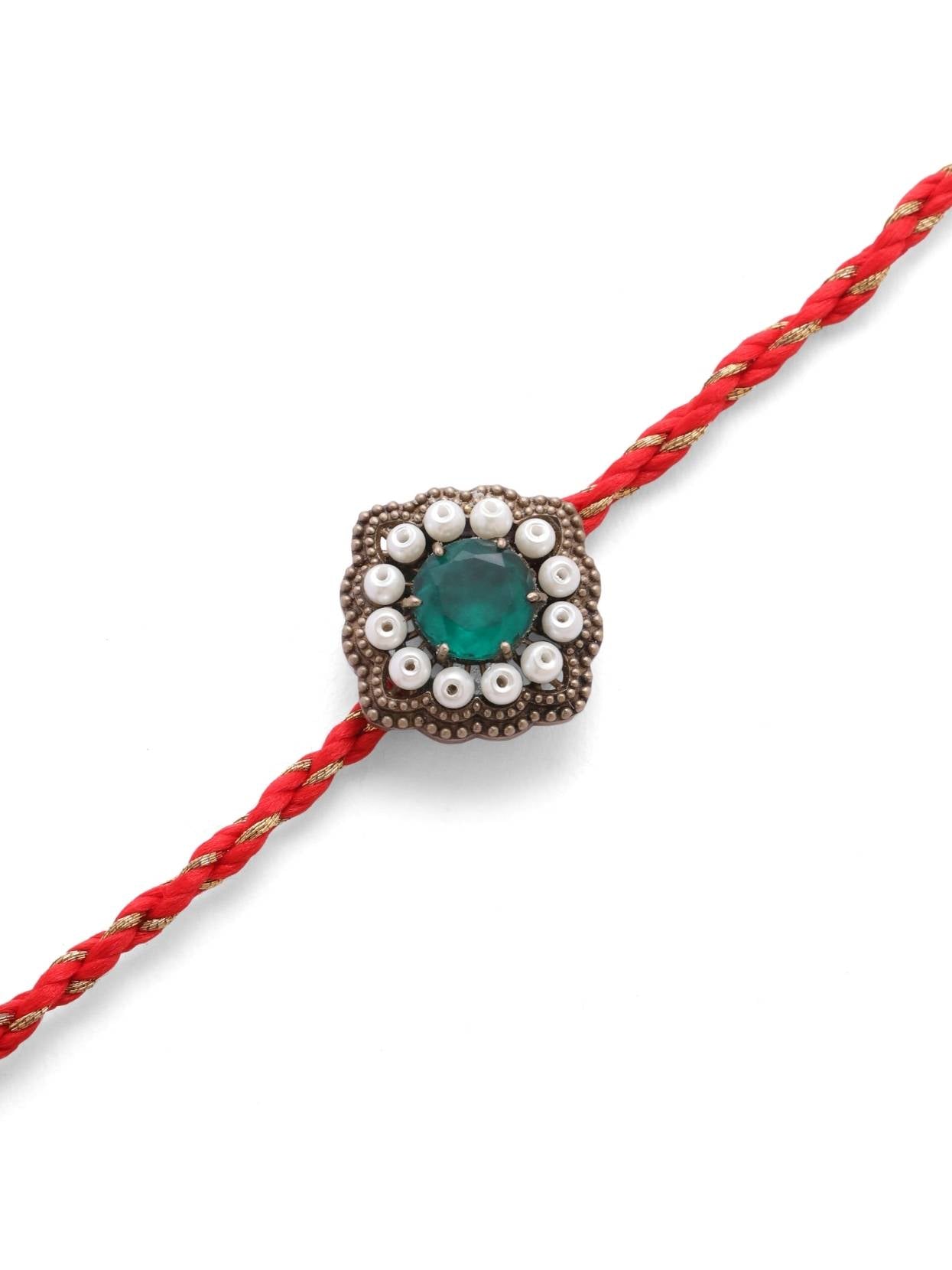 The Royal Trio Convertible Rakhi Button Cover