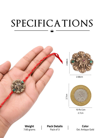 Celestial Convertible Rakhi Button Cover