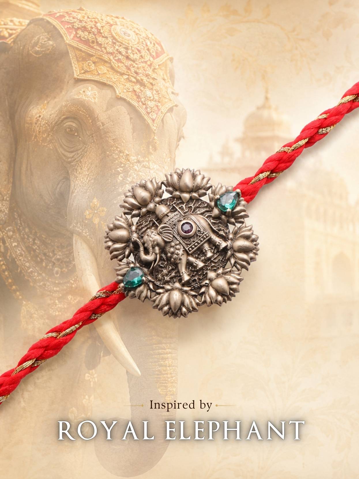 Celestial Convertible Rakhi Button Cover