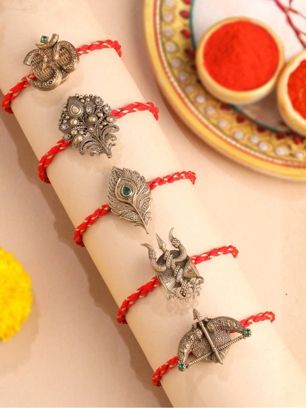 Divine Heritage Convertible Rakhi Button Cover