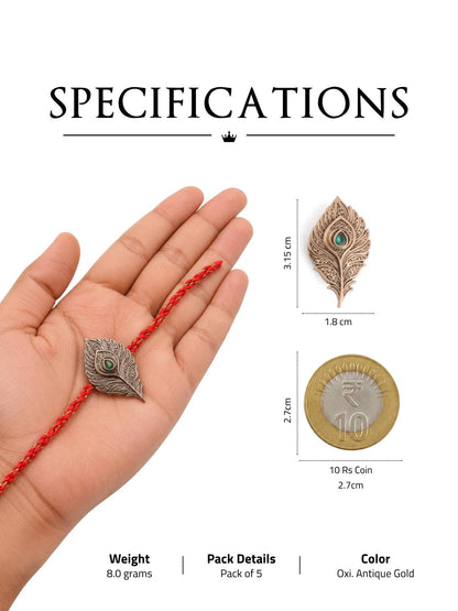 Divine Heritage Convertible Rakhi Button Cover