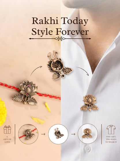 Ik Onkar Vaibhav Convertible Rakhi Button Cover