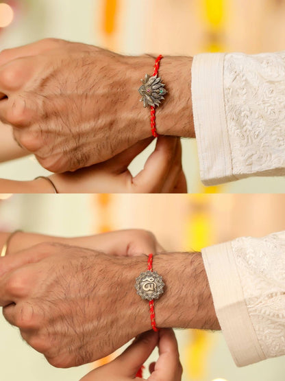 Ik Onkar Vaibhav Convertible Rakhi Button Cover