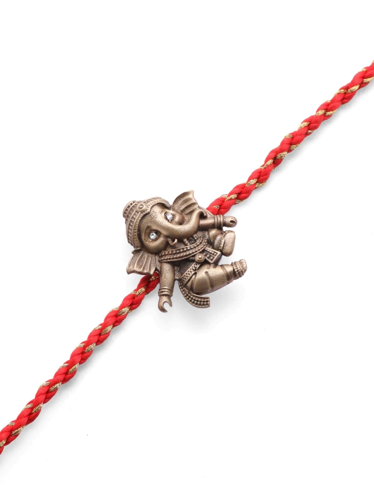 Lord Krishna, Shiva & Ganesha Antique Premium Designer Rakhi Button Cover – Pack of 3