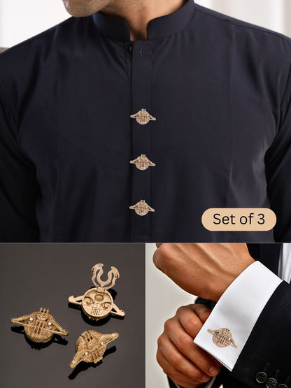Krishna Shyam Button Cover