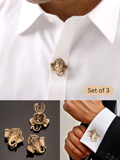 Divine Ganesha Button Cover
