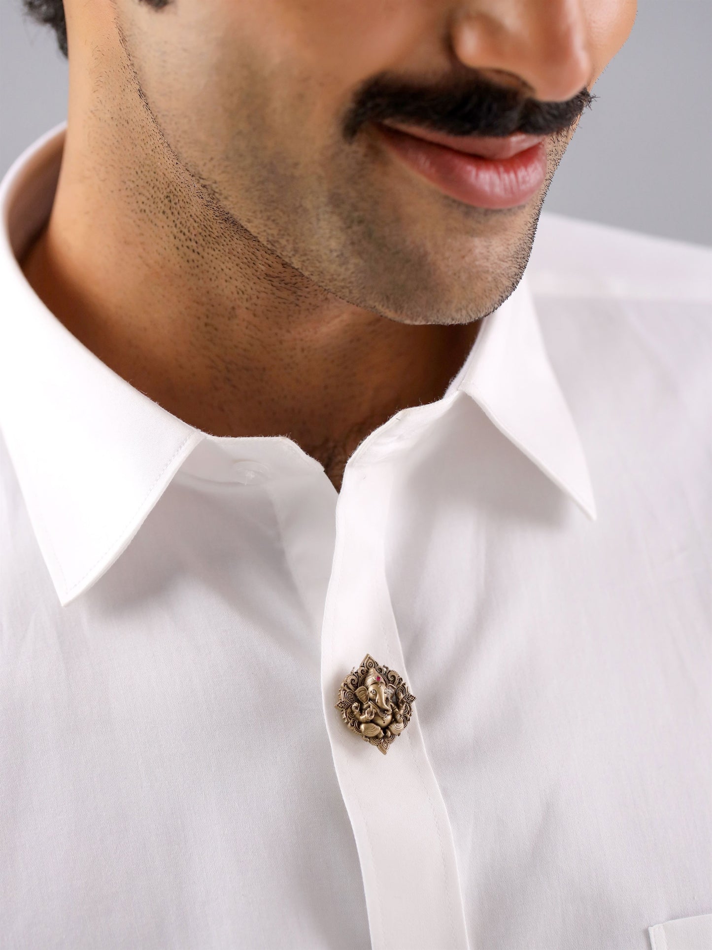Royal Ganesha Button Cover
