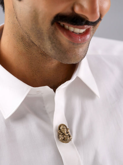 Sacred Ganesha Button Cover