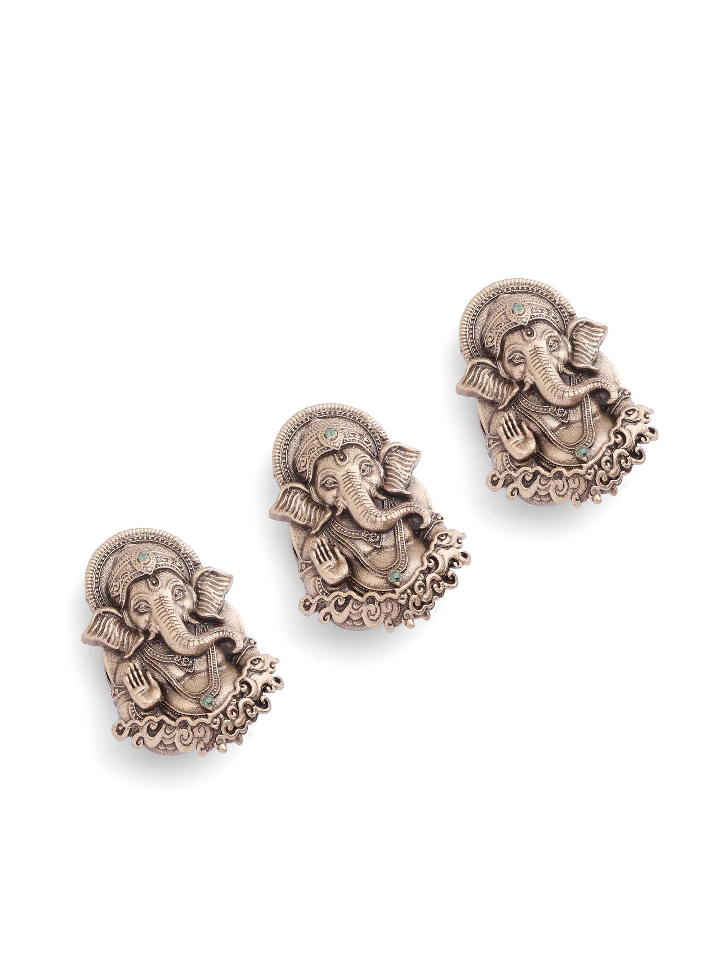 Sacred Ganesha Button Cover