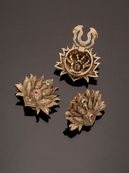Divine Lotus Button Cover