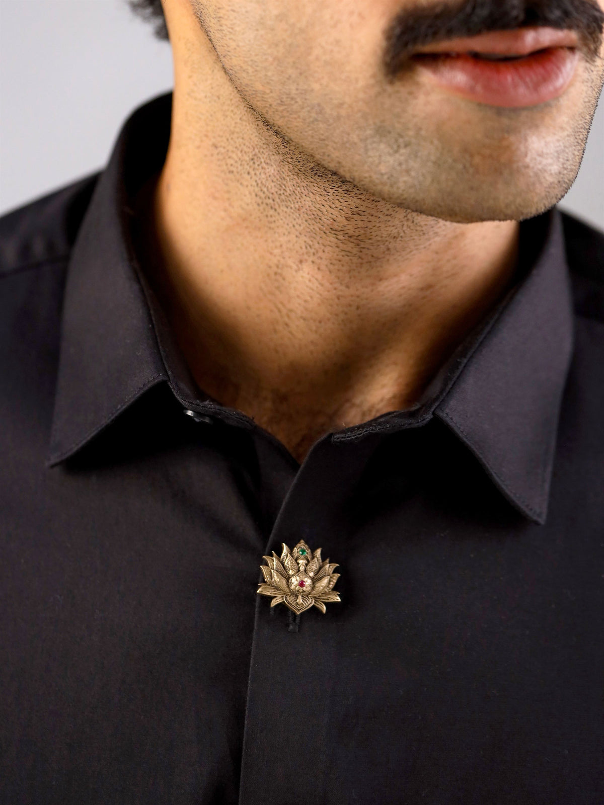 Divine Lotus Button Cover