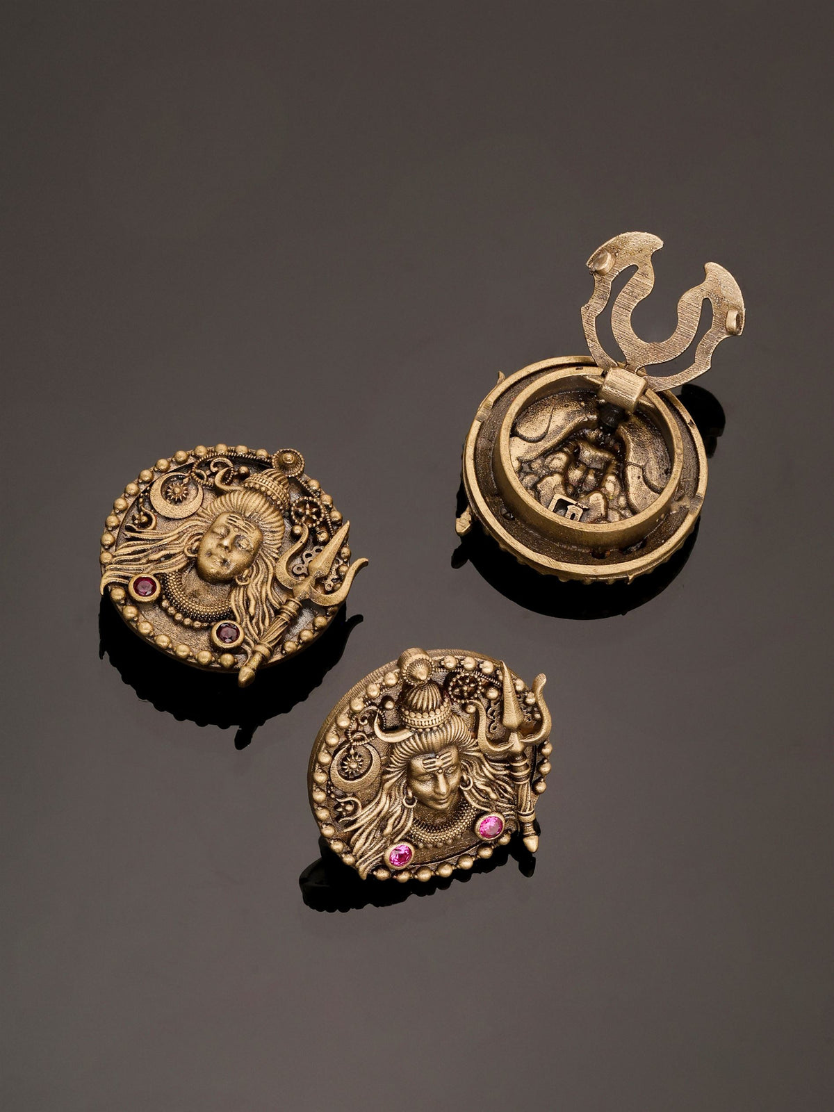 Auspicious shiv Button Cover