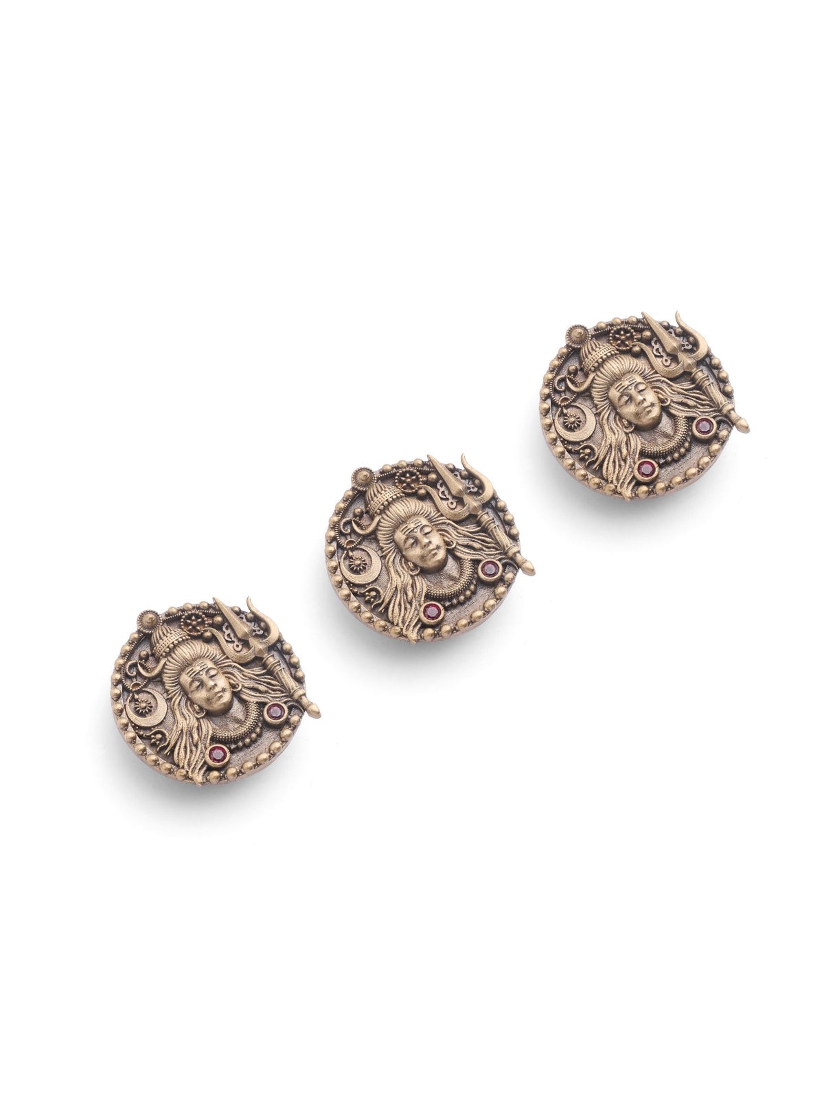 Auspicious shiv Button Cover