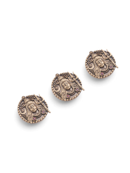 Auspicious shiv Button Cover