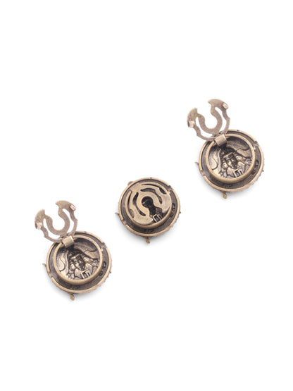 Auspicious shiv Button Cover