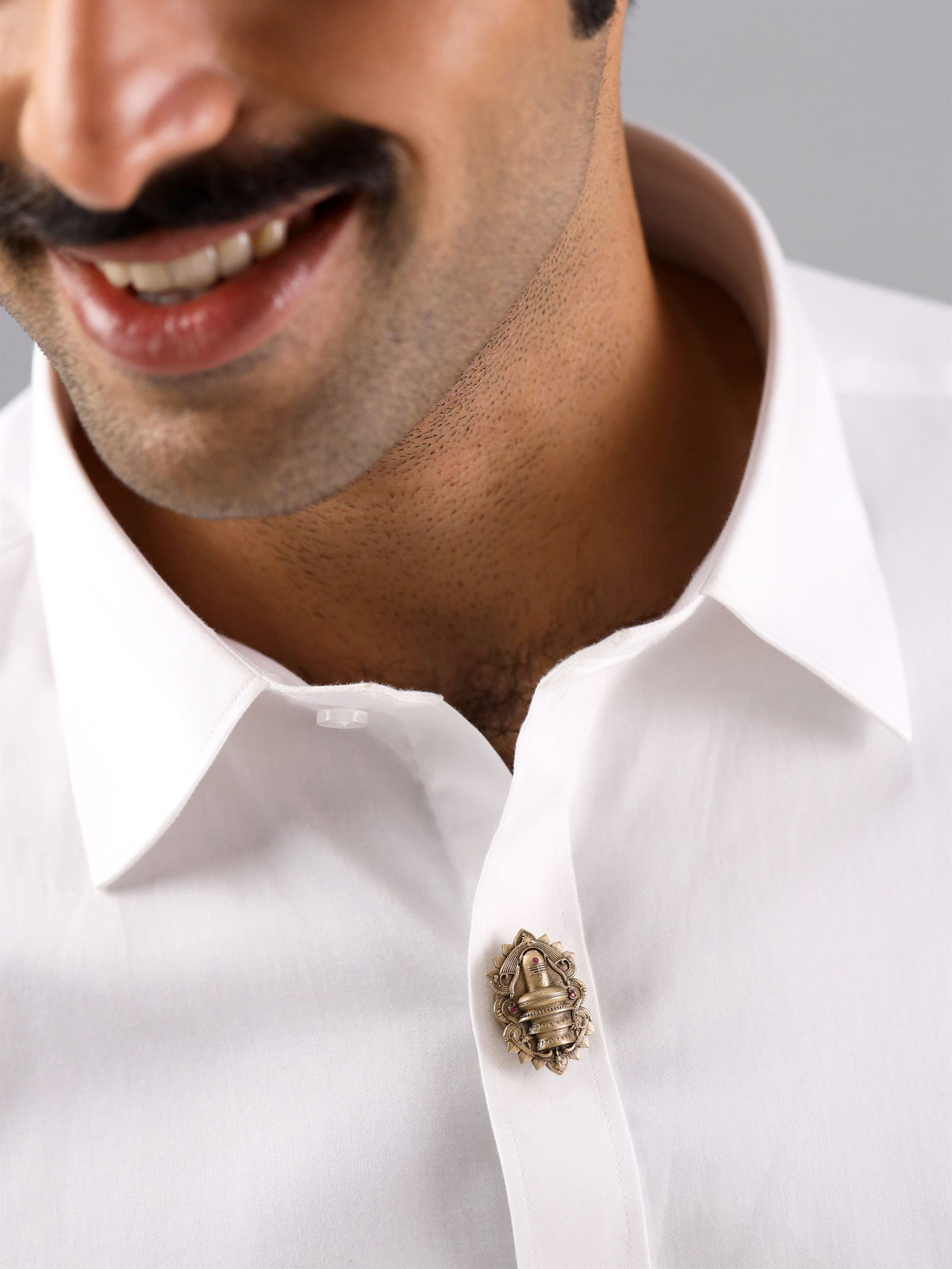 Sacred Shivling Button Cover
