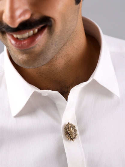 Sacred Shivling Button Cover