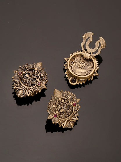 Divine Om Button Cover