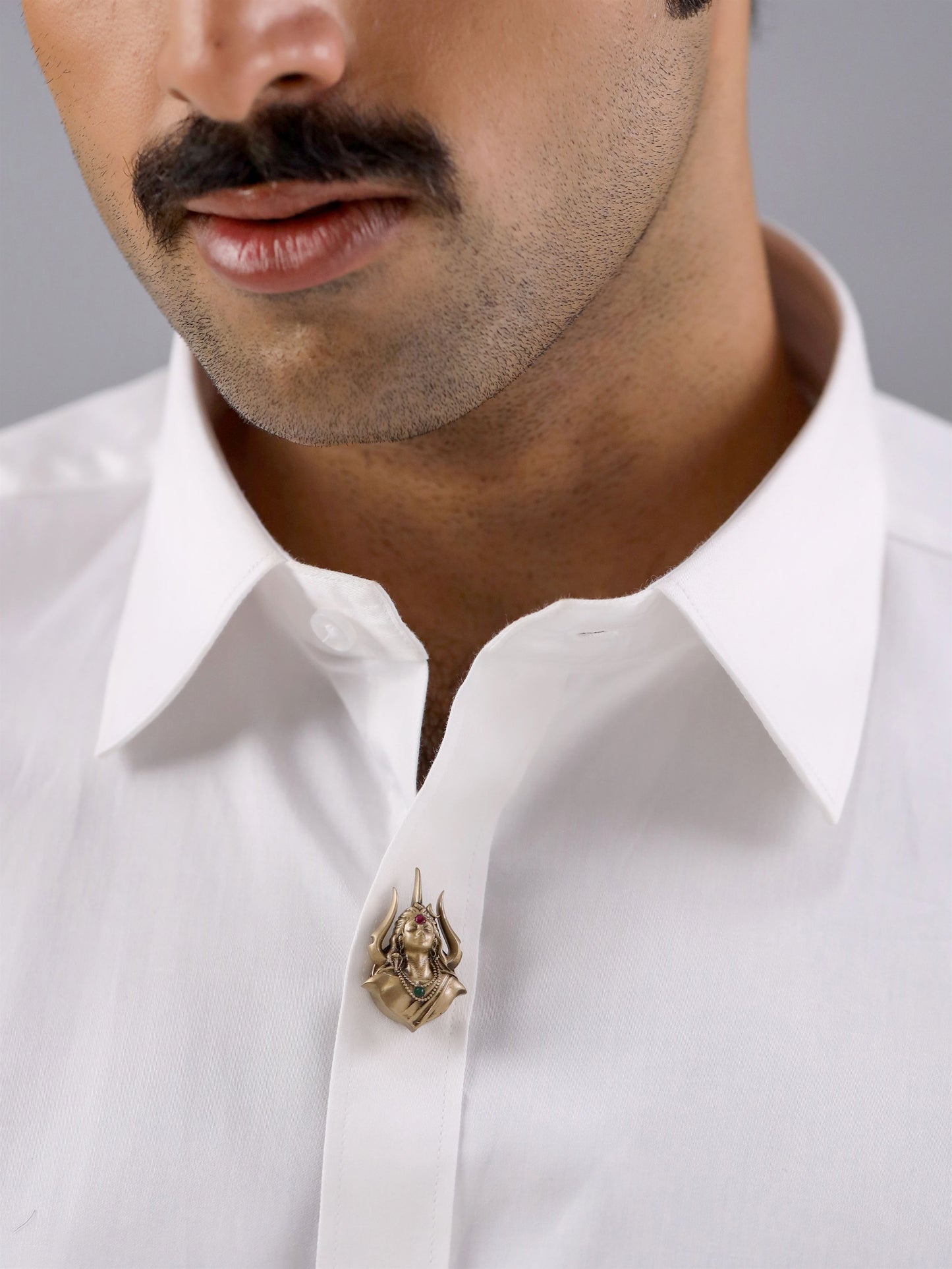 Majestic Mahadev Button Cover